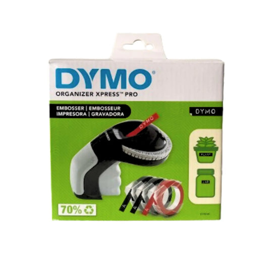 Rotuladora manual Organizer Xpress + 3 cintas Dymo