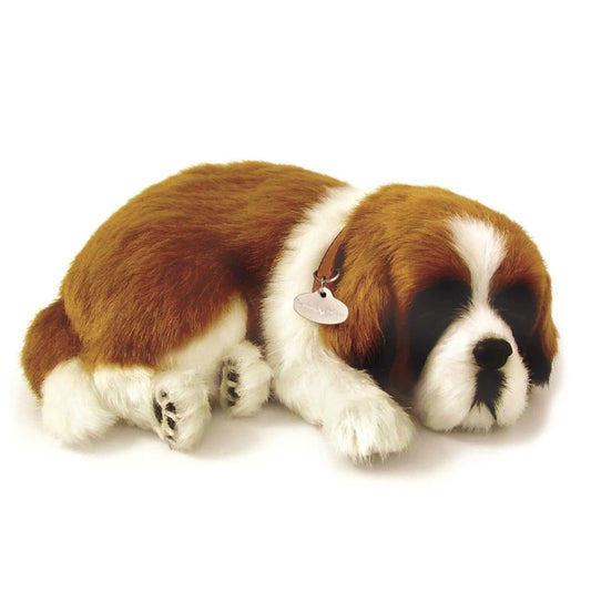 Perro de peluche que respira San Bernardo de 25 CM