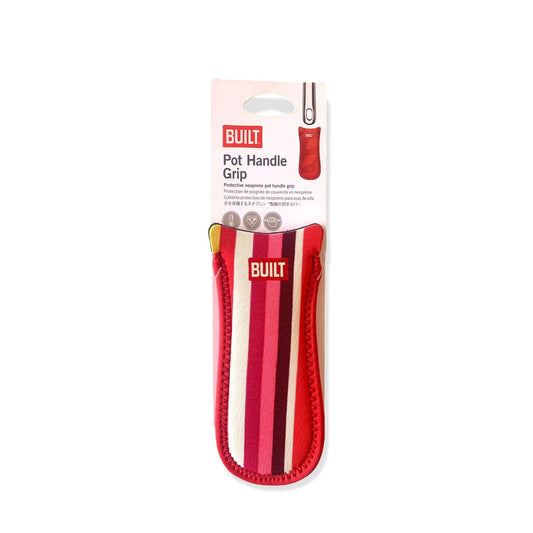Agarredera para sarten Built color rojo con rayas