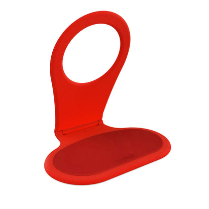 Base sujetadora Bobino para carga de celular color rojo