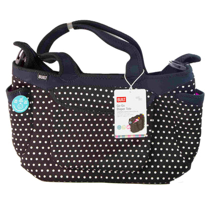 Bolso multiusos Built color negro con puntos blancos