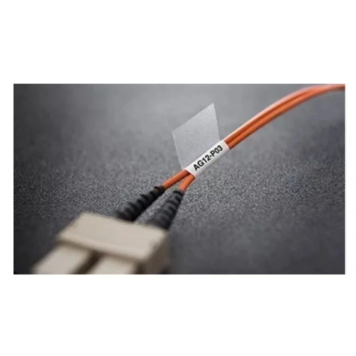 Cinta XTL envoltura cable laminado fondo blanco 38 x 21 mm Dymo