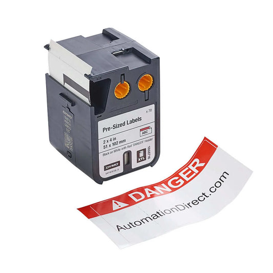 Cinta Dymo XTL termoencogiblel con línea roja de 51 x 102 mm