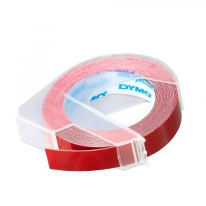 Cinta Dymo para rotuladora manual Organize Xpress color rojo