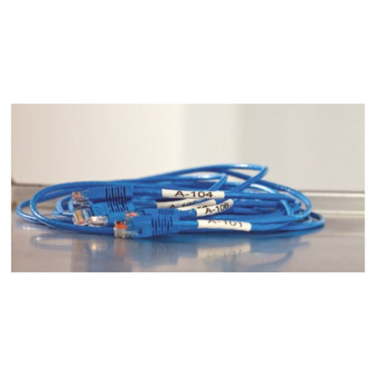 Cinta Dymo Rhino termoencogible de 9mm blanca