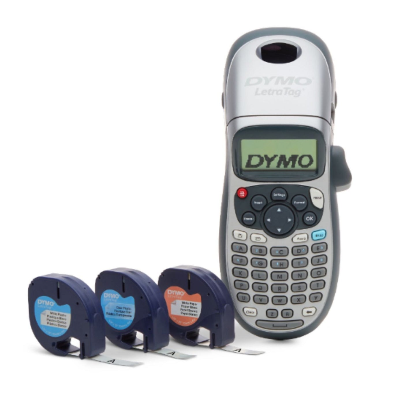 Kit rotuladora Letratag 100H + 3 cintas Dymo