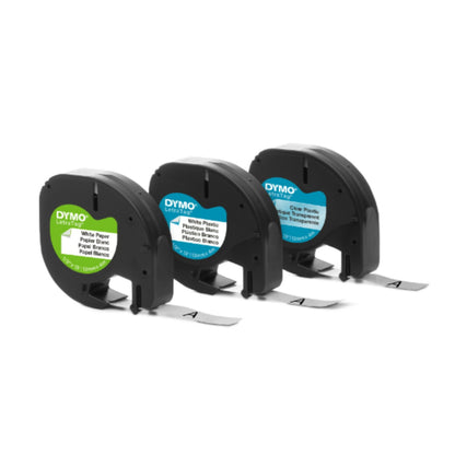 Kit rotuladora Letratag 100H + 3 cintas Dymo