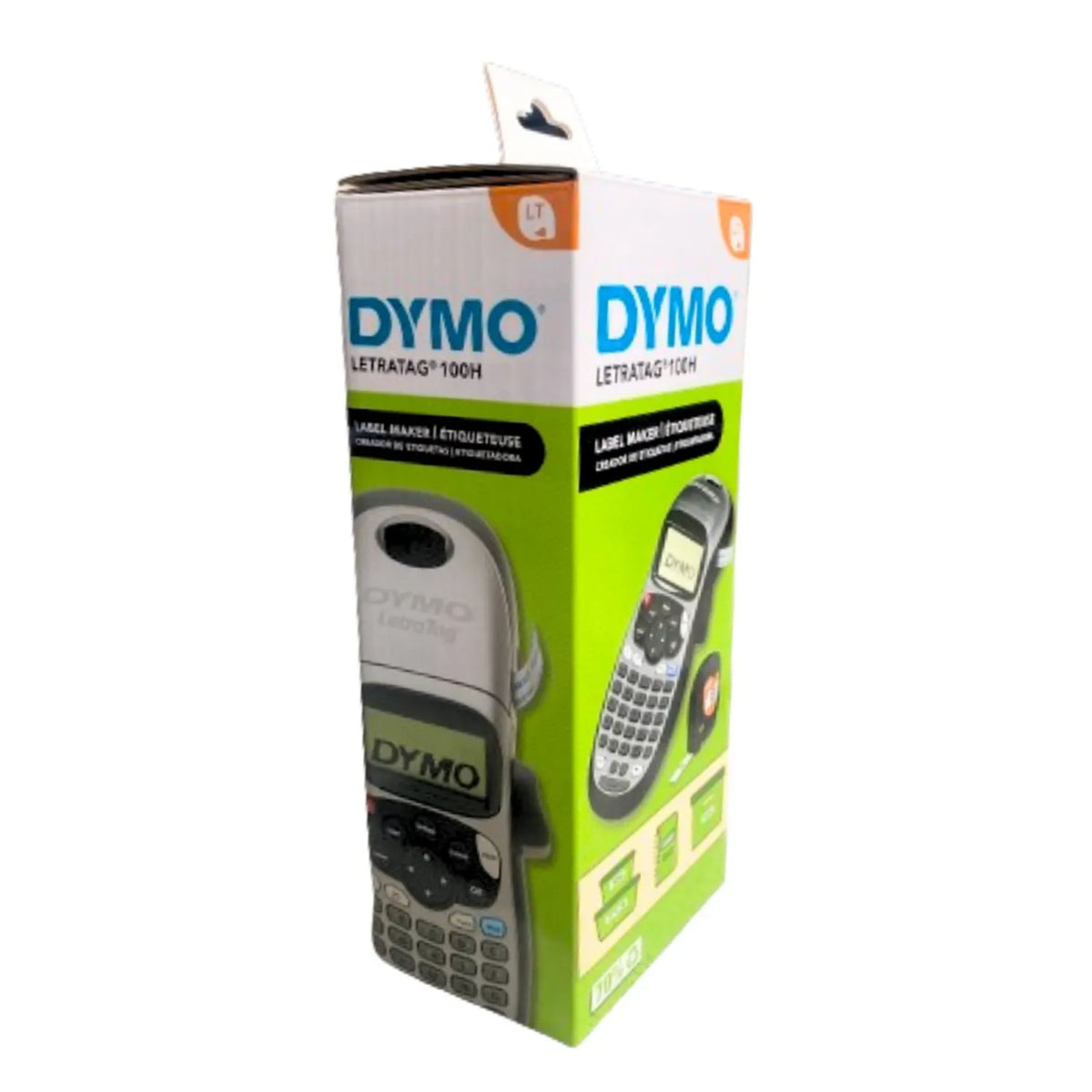 Rotuladora DYMO portátil ideal para el hogar y la oficina. Imprime en papel, plástico y nylon para adhesión a tela