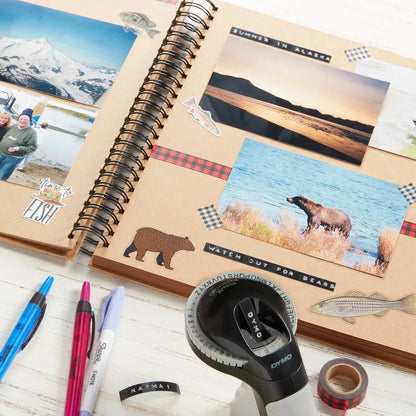 Rotuladora manual Organizer Xpress + 3 cintas Dymo