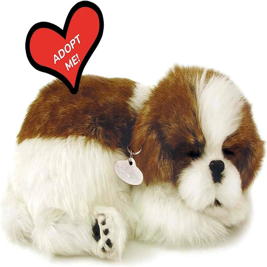 Perro de peluche que respira Shih Tzu de 25 CM