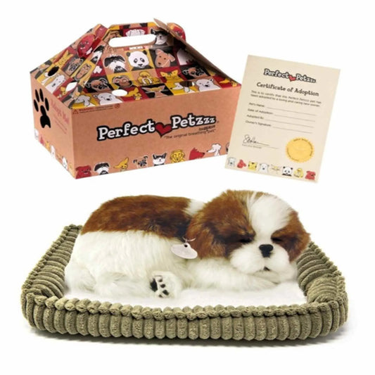 Perro de peluche que respira Shih Tzu de 25 CM